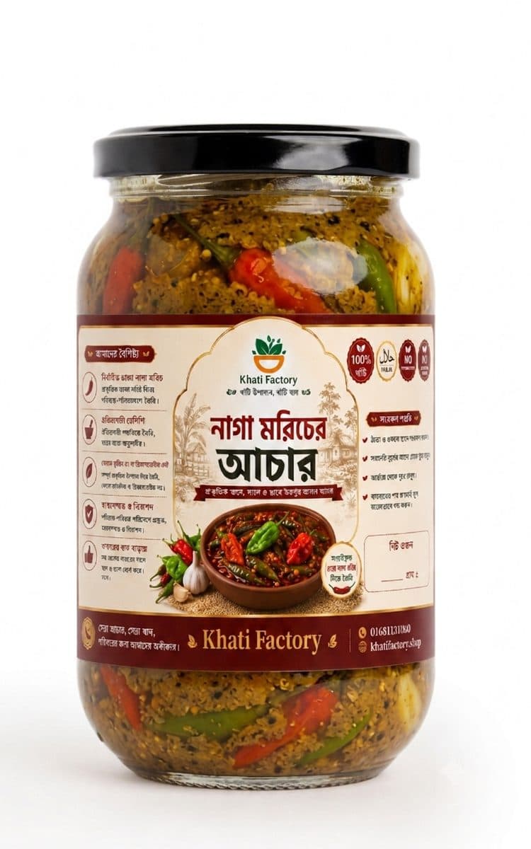 নাগা মরিচের আচার ("Naga Pickle")